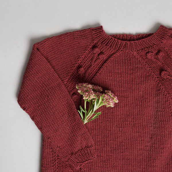 Uldklumpers Blomsterrankebluse